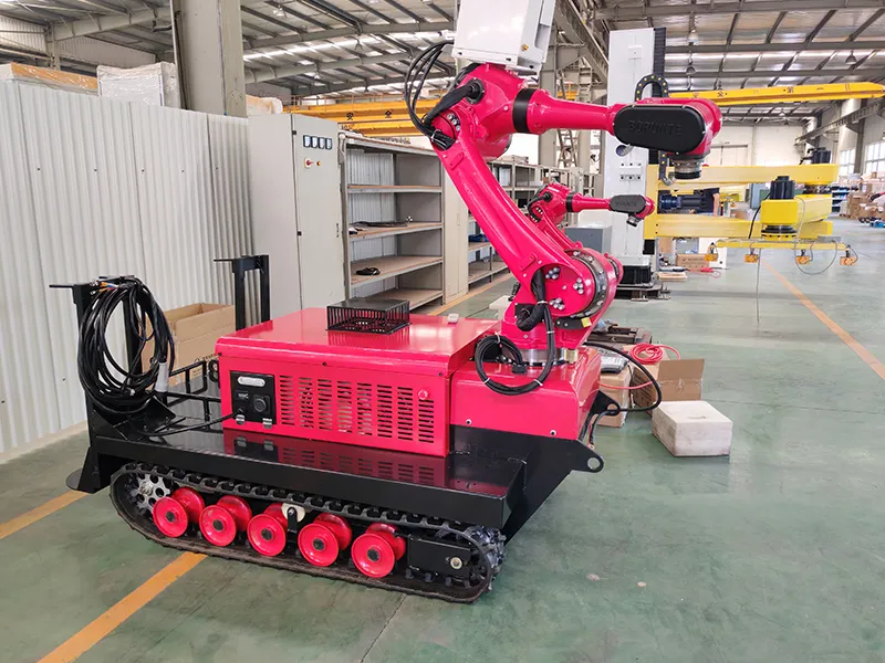 Robot las bergerak