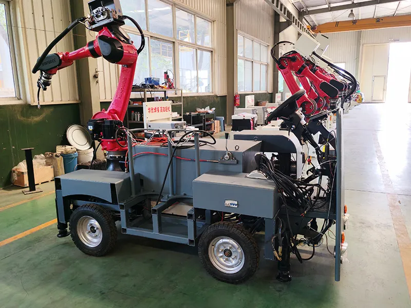 Robot las bergerak